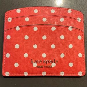 NEW Kate spade Spencer dots card holder
